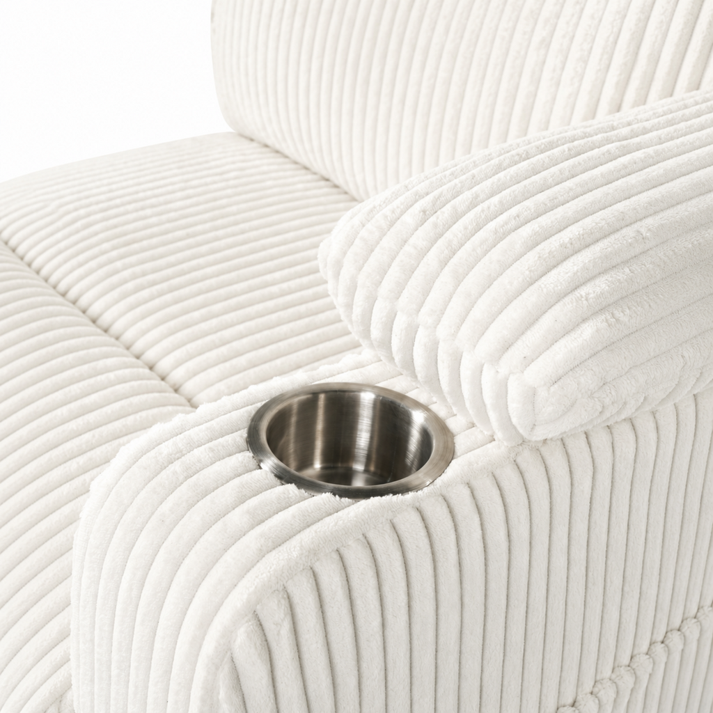 Electric Power Recliner Chair with Heat and Massage 270° Swivel Rocker - Image 3