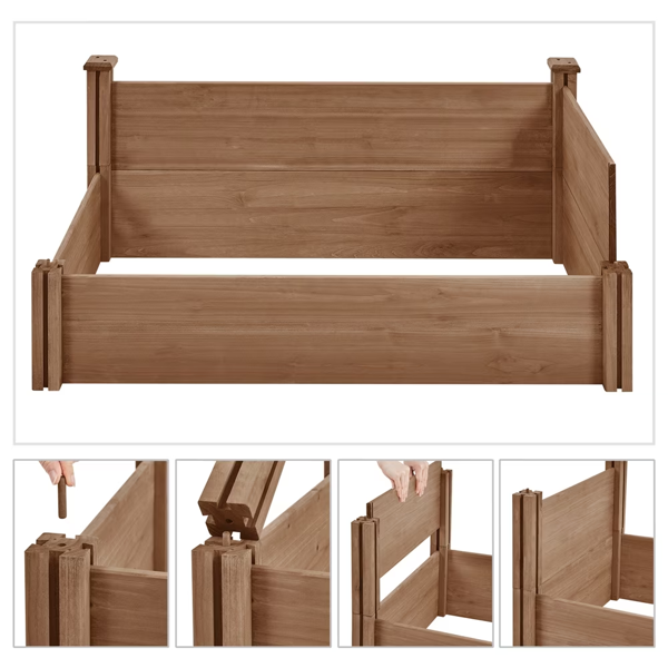 Divisible Planter Box For Home Vegetable Flower 95inch L X 25inch W X 11inch
