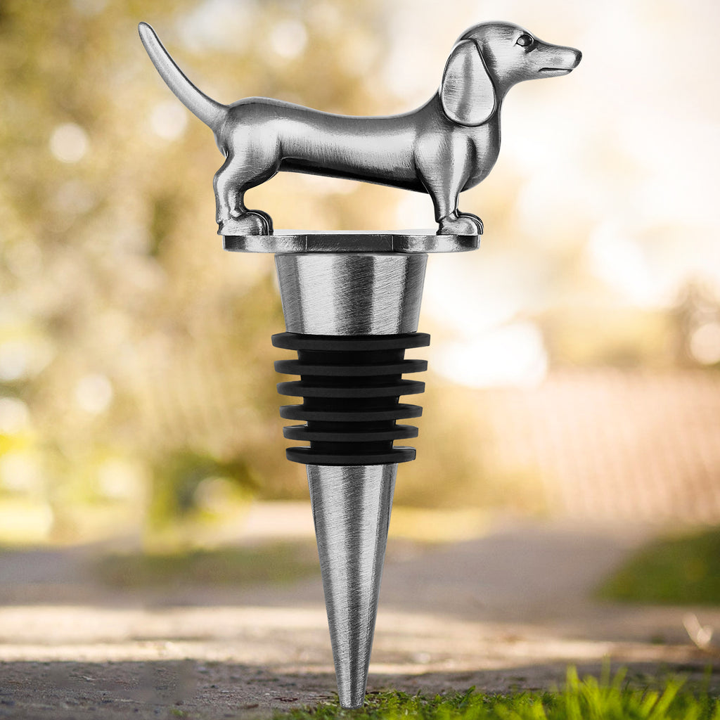 A Dachshund shaped Red Wine Stopper A Household Wine Champagne Stopper An