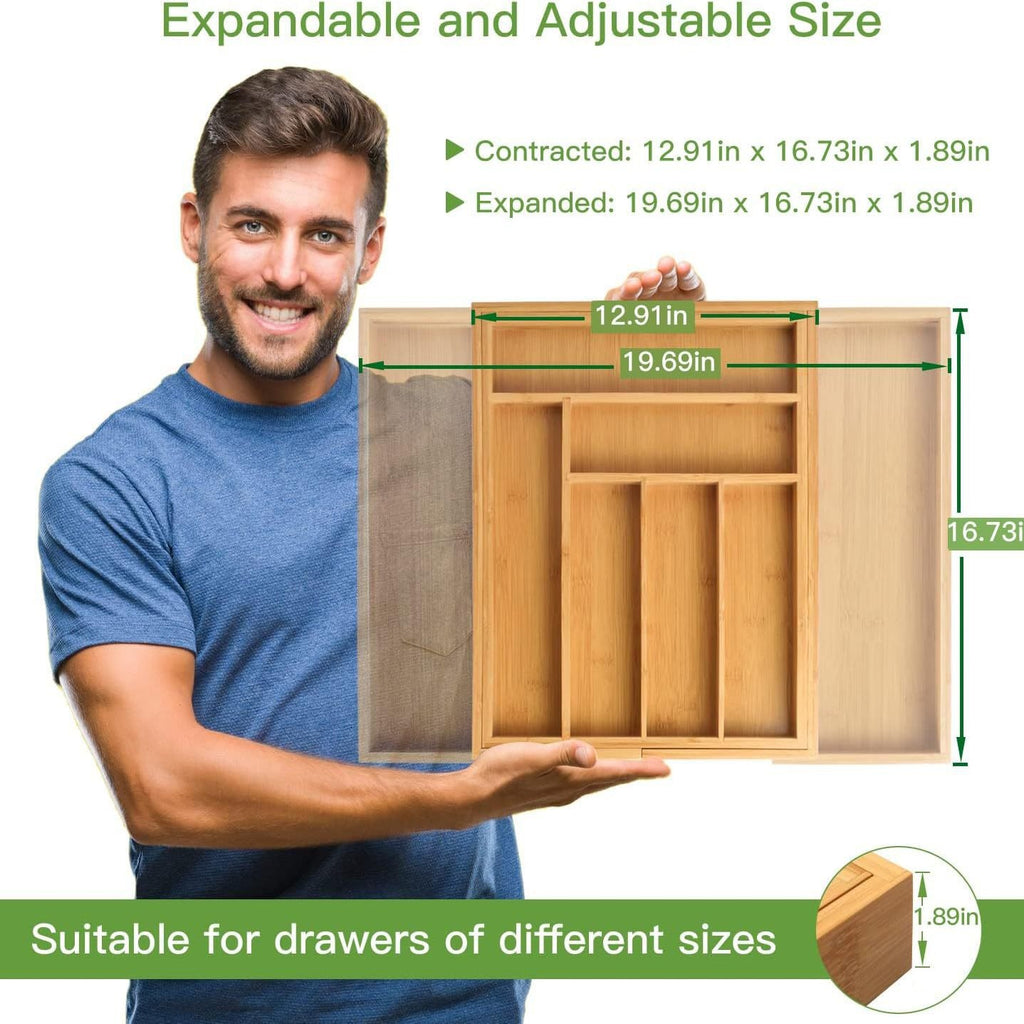 expandable bamboo kitchen cutlery and packaging and components