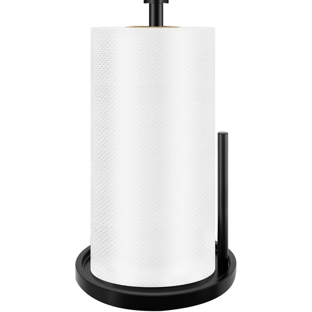 Paper Towel Holder Countertop Standing Roll With Anti Slip Weighted Base - Main View