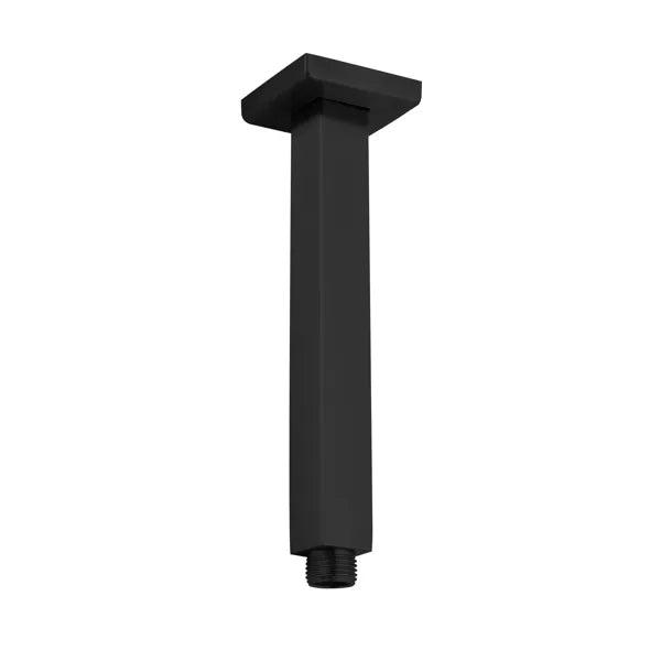 Shower Arm With Flange 1/2 NPT Tapered Threads Rain Shower Head Arm Ceiling - Image 2