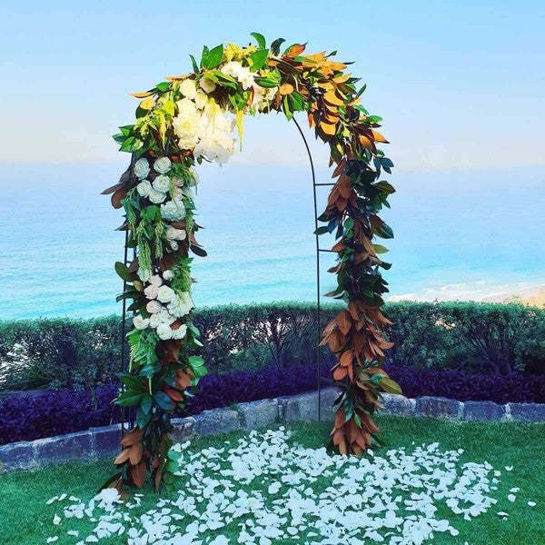 78inch H X 45inch W Metal Garden Arch Trellis Adjustable Arbor Trellis For - Image 5