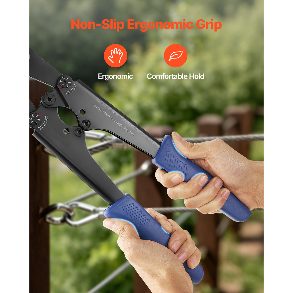 Crimping Tool 3/64" 1/8" Steel Wire Rope Crimper With Clear Metric And - Image 4