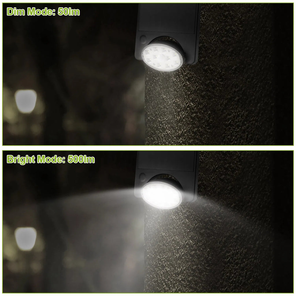 Solar Lights 88 LEDs Wall Lamps Outdoor 120° Motion Sensor Sound Control Lightings - Image 5