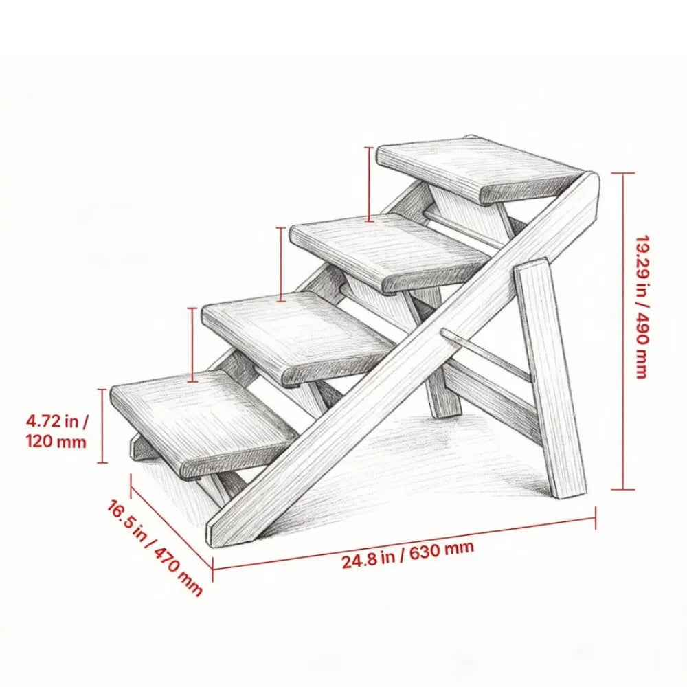 Pet Stairs with Non Slip for Closet - Image 4