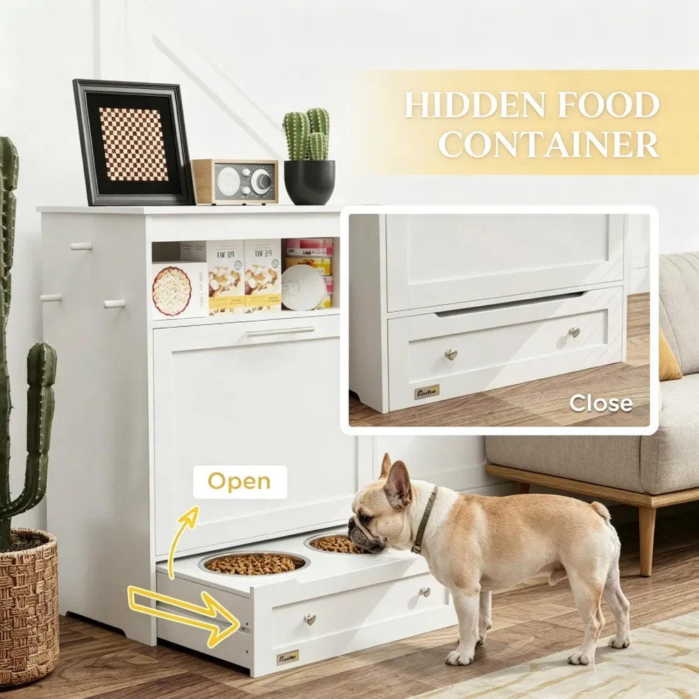 Pet Feeder Station Storage Cabinet - Image 4
