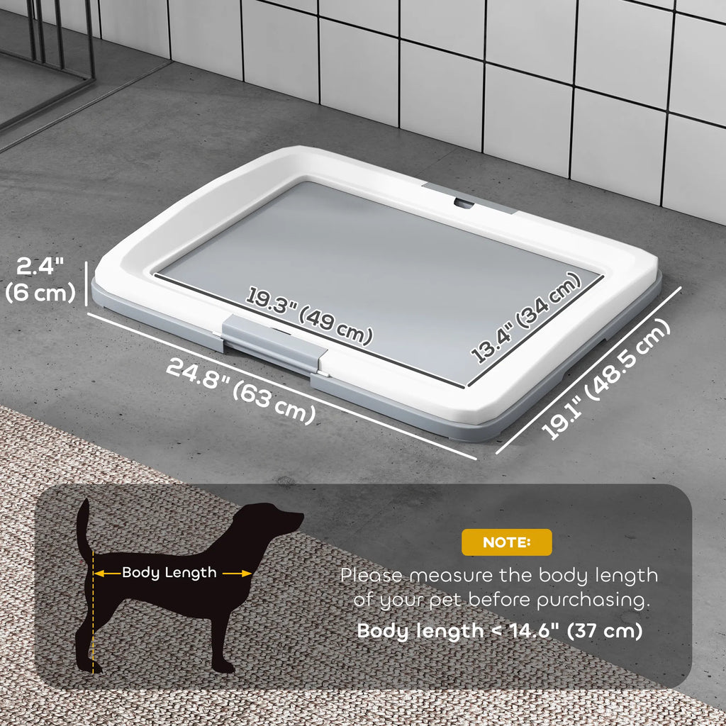 25" x 19" Pee Pad Holder Dog Potty Tray for Indoor Outdoor Easy to Clean Dog - Image 5