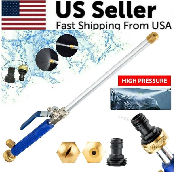 high pressure power washer water main view