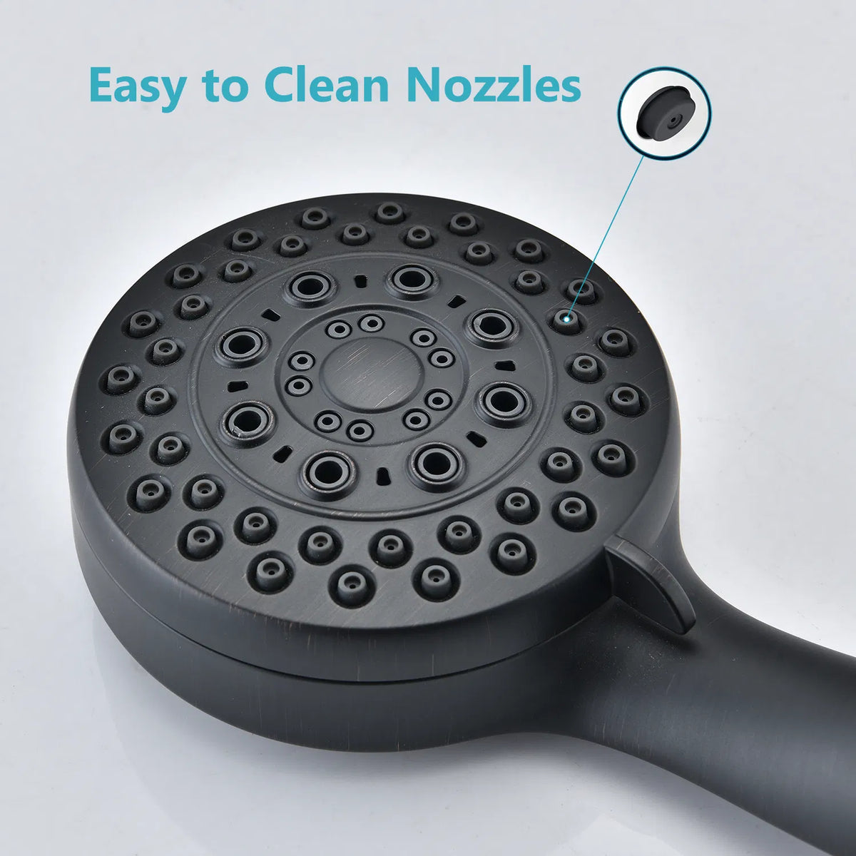 Handheld Shower Head with Hose High Pressure Shower Heads Oil Rubbed Bronze - Image 5
