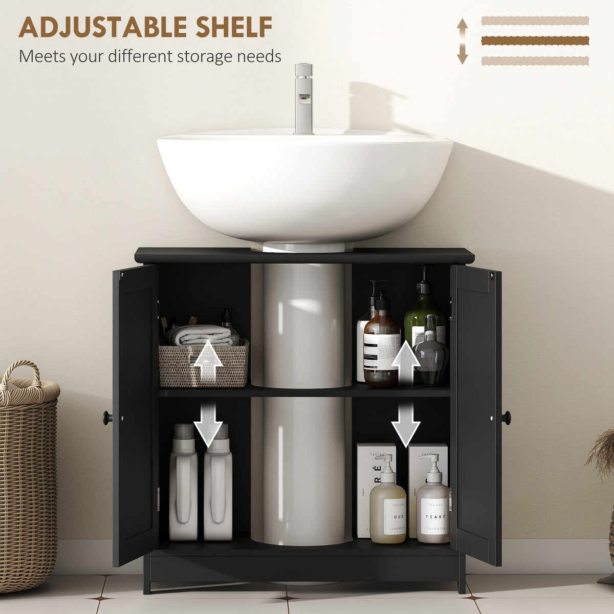 under sink bathroom cabinet pedestal product angle 8