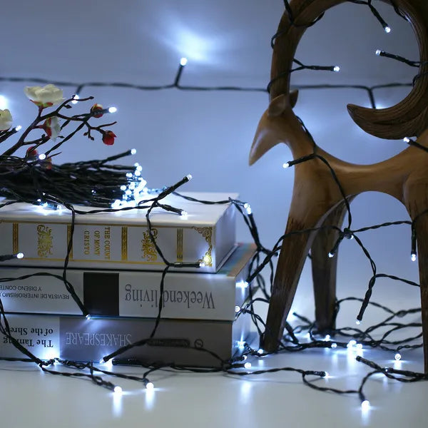 Solar String Lights LED Solar Power Fairy String Light 12M 100 LEDs 8 Lighting - Image 3