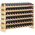 Stackable Wine Rack Modular Storage Shelves 72 Bottle Holder Freestanding - Image 9