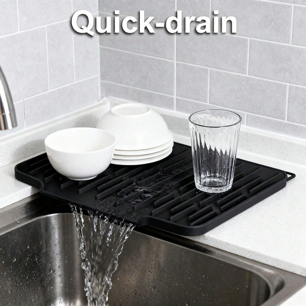 large silicone dish drying mat