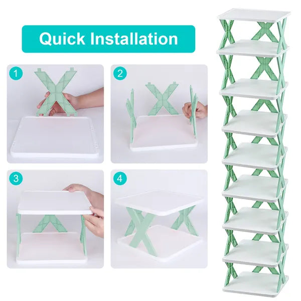 9tier narrow entryway shoe rack dimensions and features