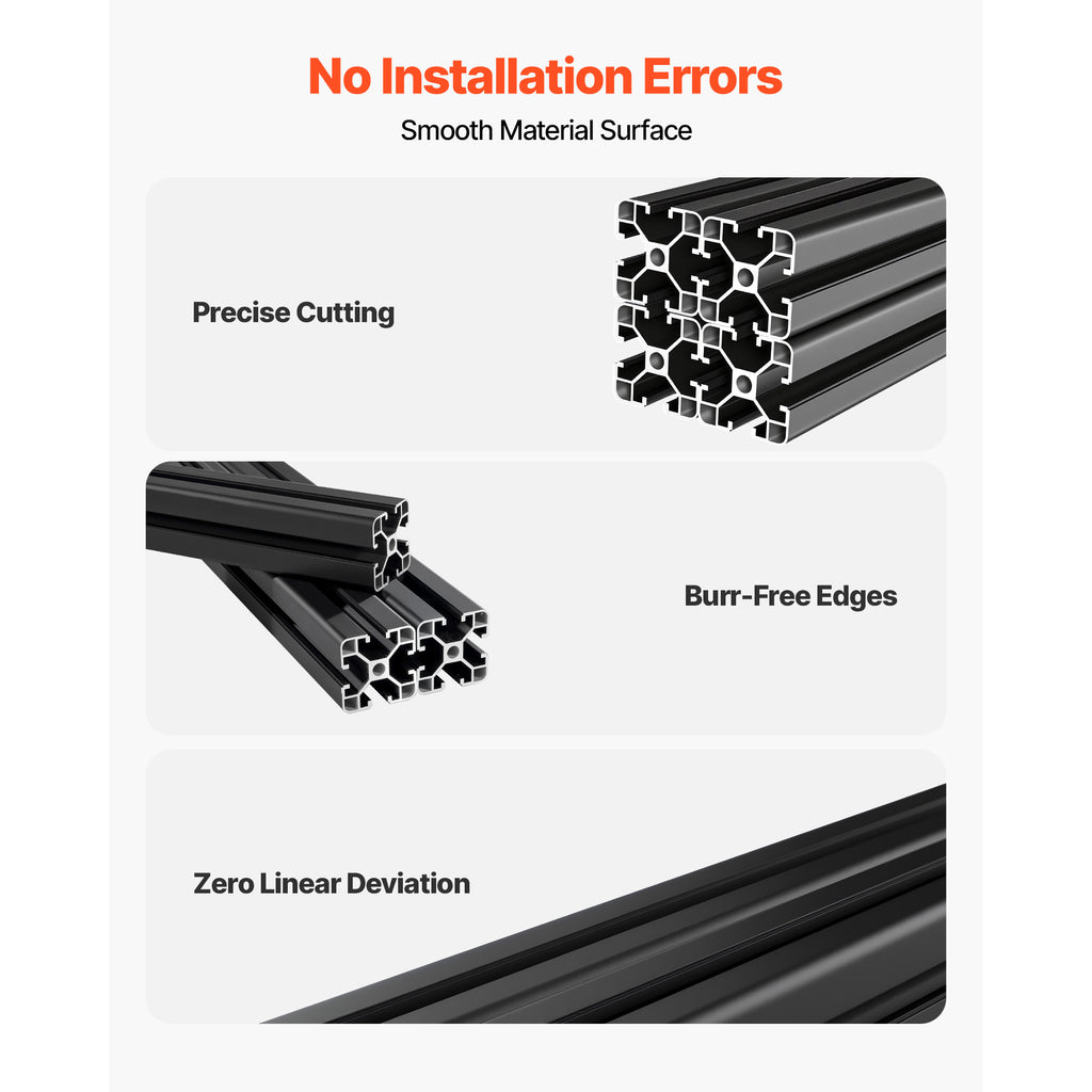 4PCS 4040 Aluminum Extrusion Profile 78.74 Inch 2000 Mm T Slot European - Image 2