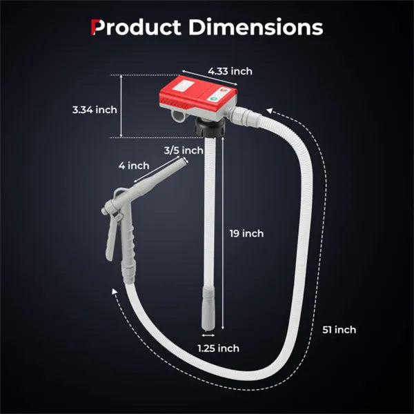 Fuel Transfer Pump Includes Nozzle - Image 3