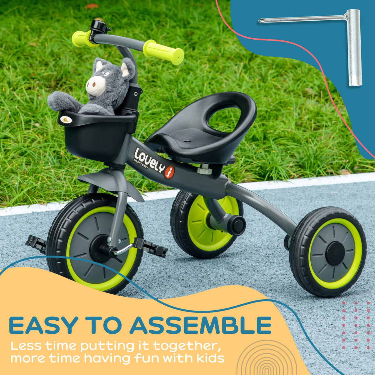 Tricycle for Toddler 2 5 Year Old Girls and Boys Toddler Bike with Adjustable - Image 5