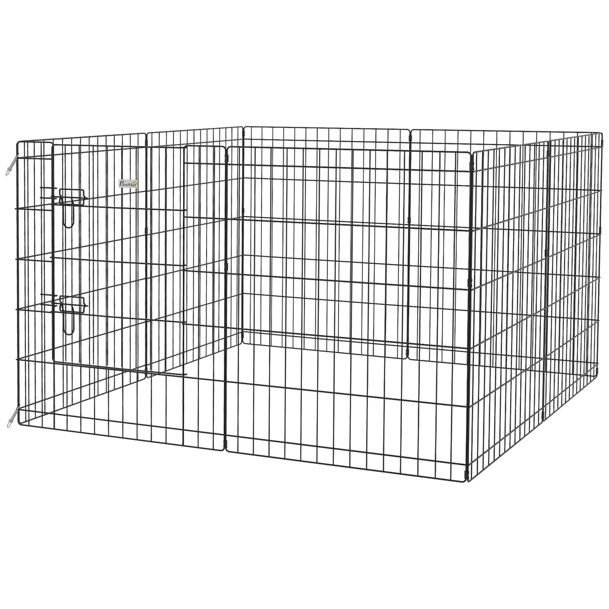 30inch Foldable Metal Exercise Pet Playpen Yard Dog Puppy Kennel Cage 8 Panel - Image 2