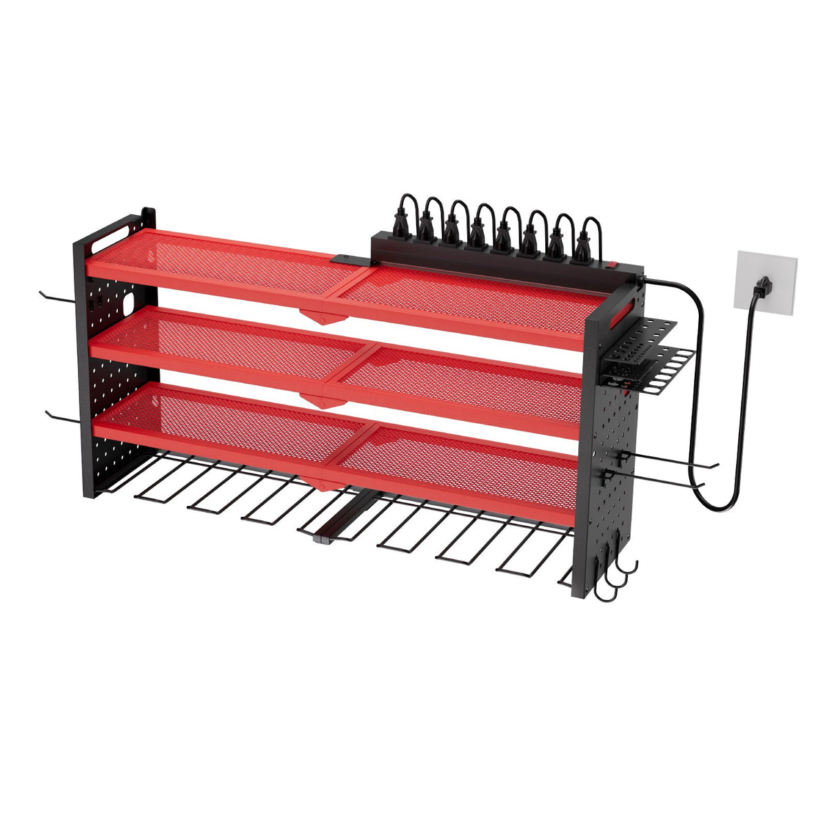 power tool organizer with charging main view
