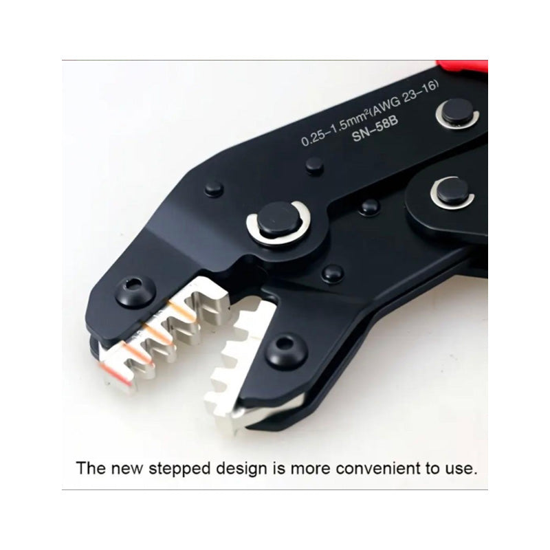 SN 58B Automotive Plug in Crimping Pliers With Multiple Jaws Are Suitable For