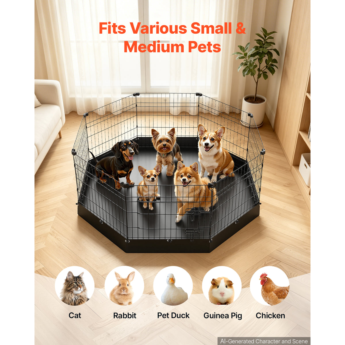 dog playpen 24 inch panels dimensions and features