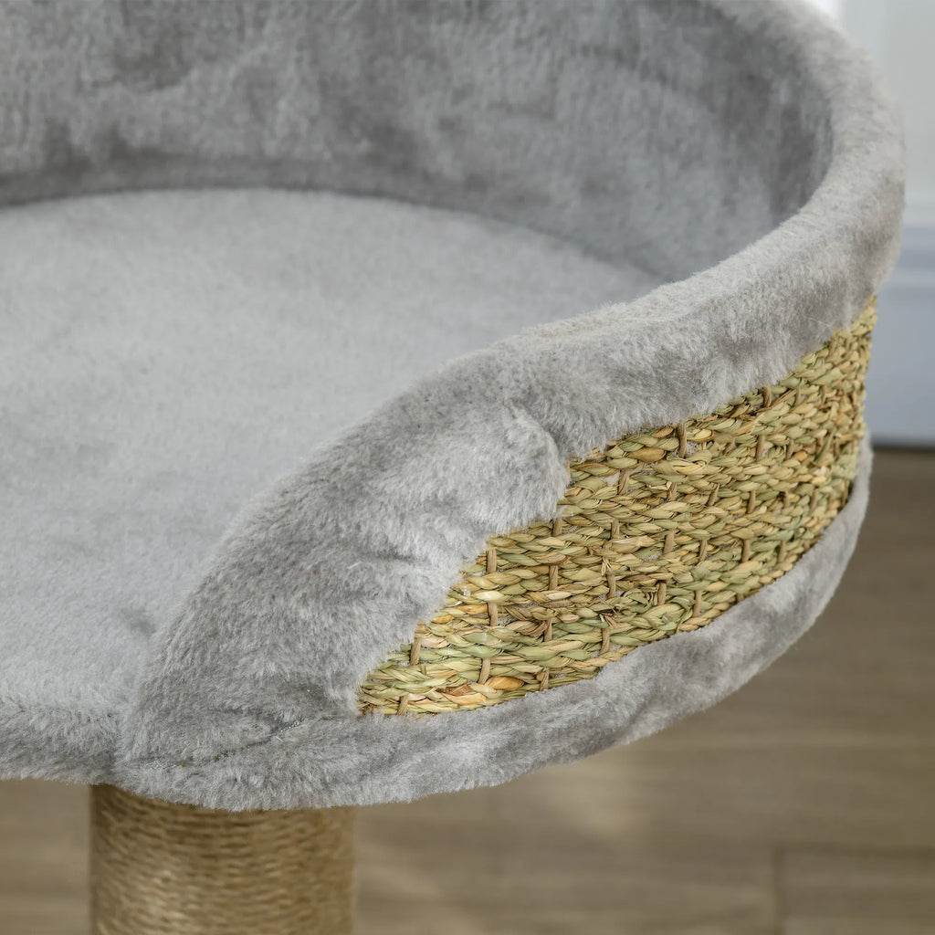 Cat Tree with Scratching Post Toy Ball Perch Small Cat Tower for Indoor Cats - Image 2