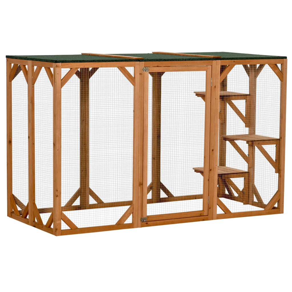 Cat Cage Indoor Catio Outdoor Cat Enclosure Pet House Small Animal Hutch for