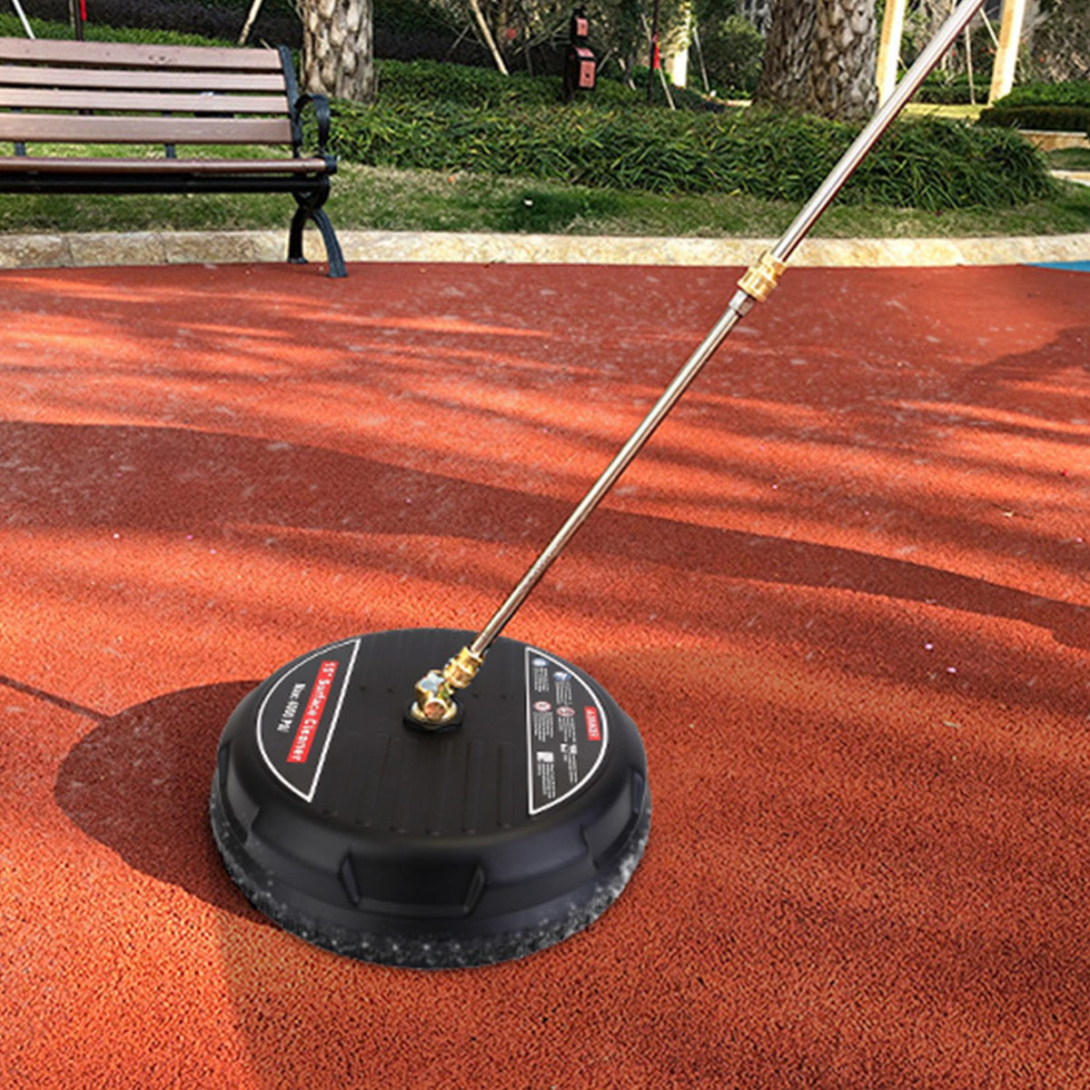 1 Set 15in High Pressure Flat Surface Cleaner 4000PSI Disc Power Washer Broom - Image 5