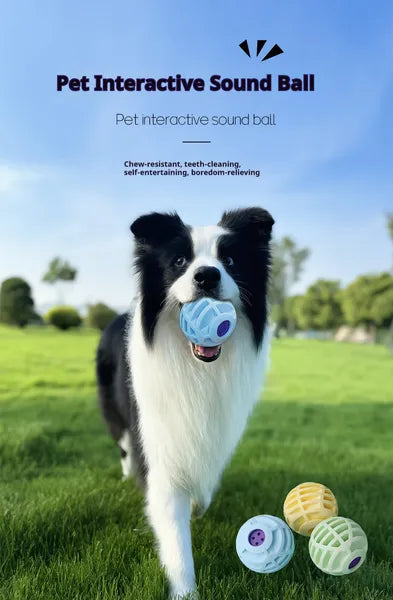Pet Interactive Sound Ball The Mellow Dog Cat Pet Voice Ball Interactive Pet - Image 3