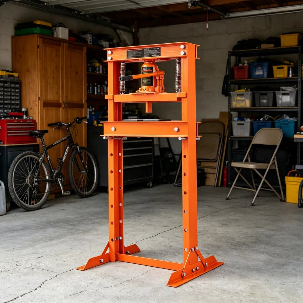 12 Ton H Frame Hydraulic Shop Press with Adjustable Floor Plates - Additional Product View 7
