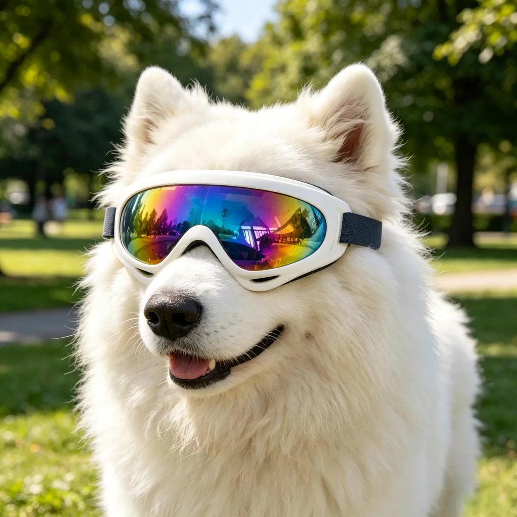 2 Pack Pet Protection Dog Sunglasses Pet Goggles Windproof Eye Wear Adjustable - Image 5