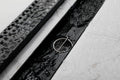 24 Inch Linear Shower Drain with Removable Square Patterned Grate 304