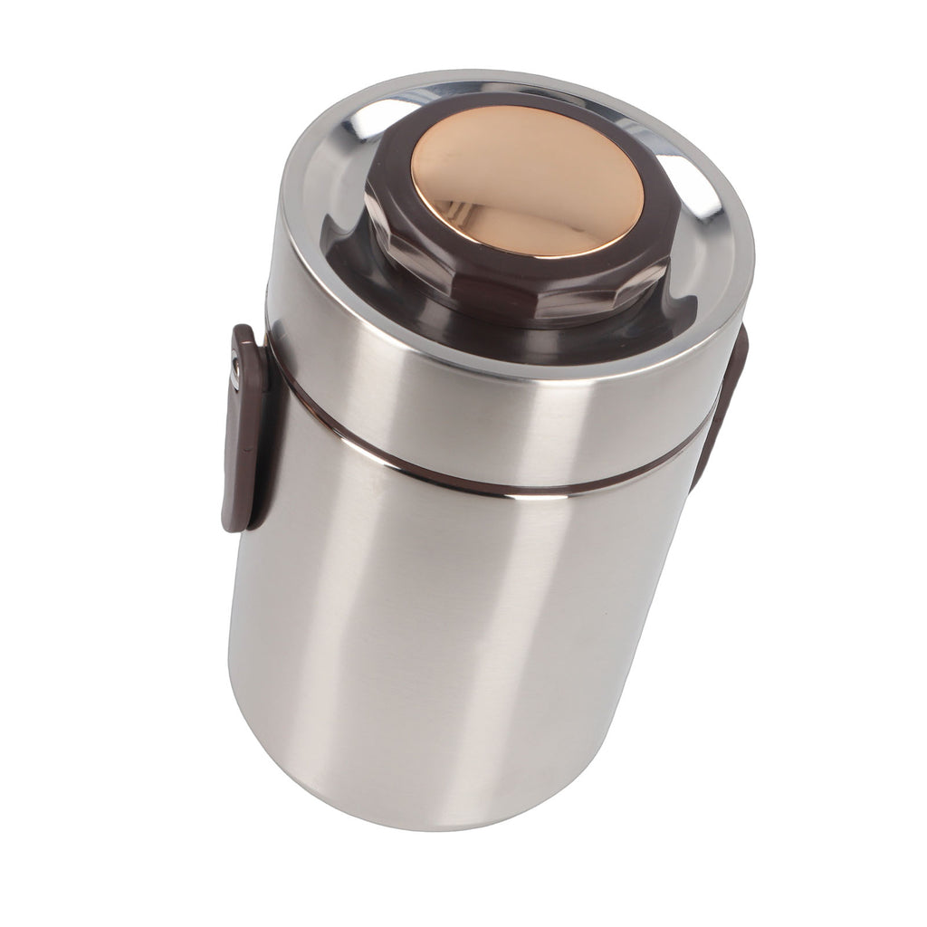 Vacuum Insulated Food Jar 304 Stainless Steel 2000ml 3 Tier Sealed Portable - Image 4