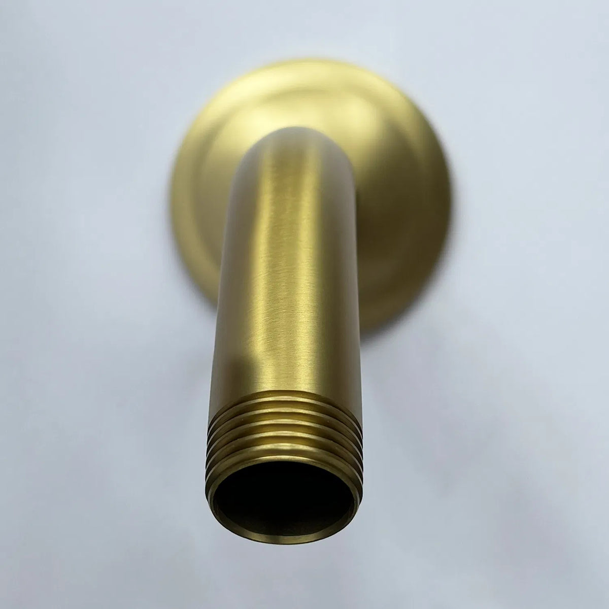 Shower Arm with Flange 1/2 NPT Tapered Threads Rain Shower Head Arm Wall - Image 2