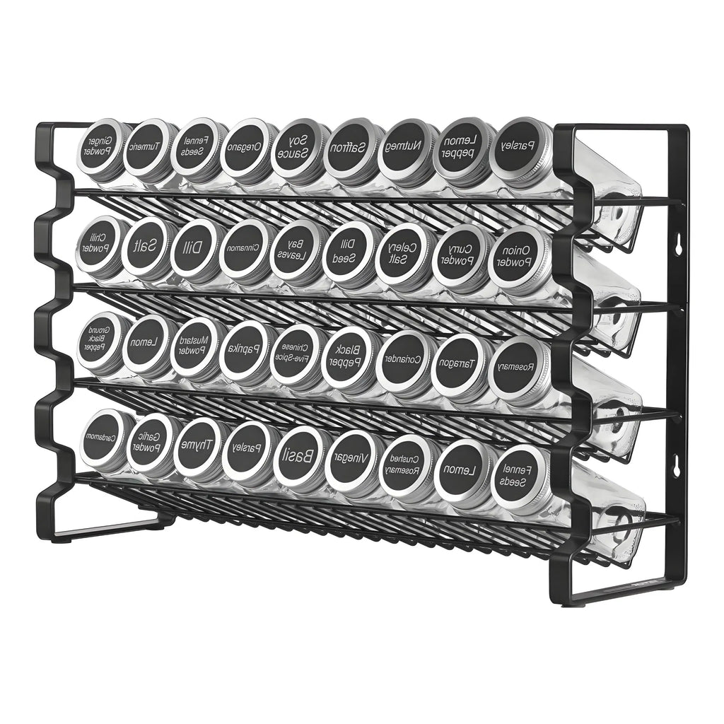 spice rack organizer for cabinet detail and structure