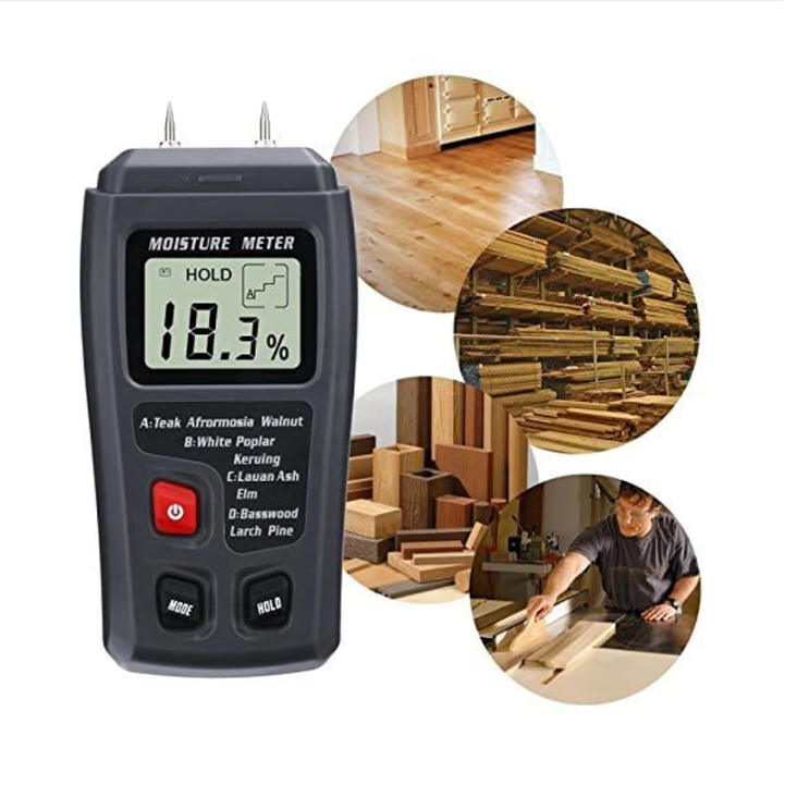 Digital LCD Wood Meter Detector Tester Wood Firewood Paper Cardboard - Image 5