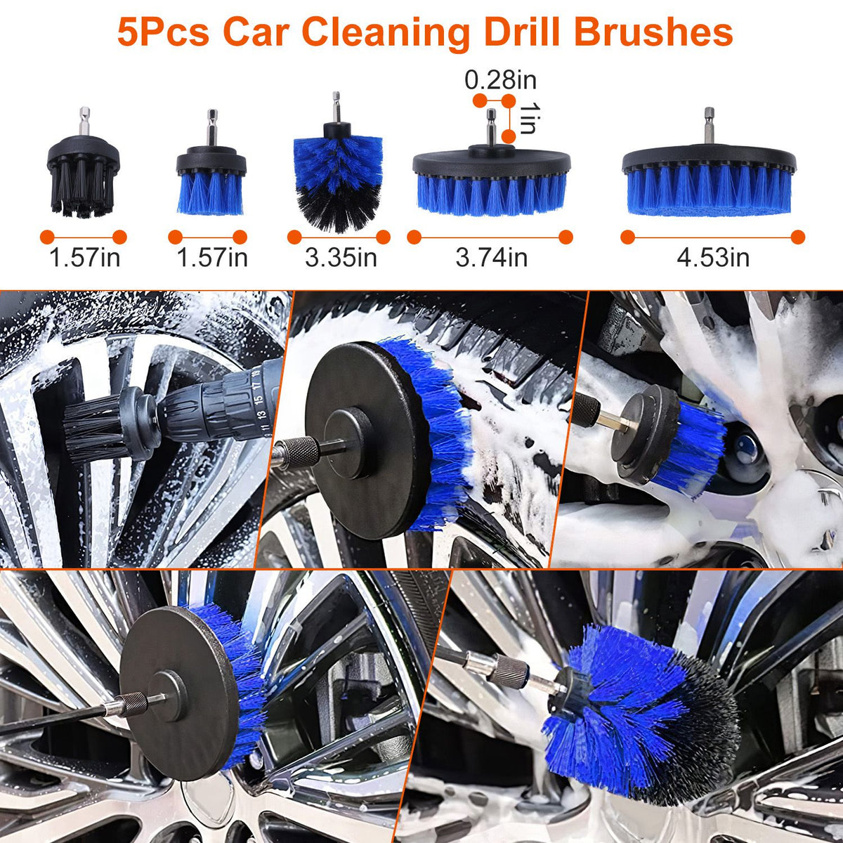 26pcs car detailing brush kit product angle 10