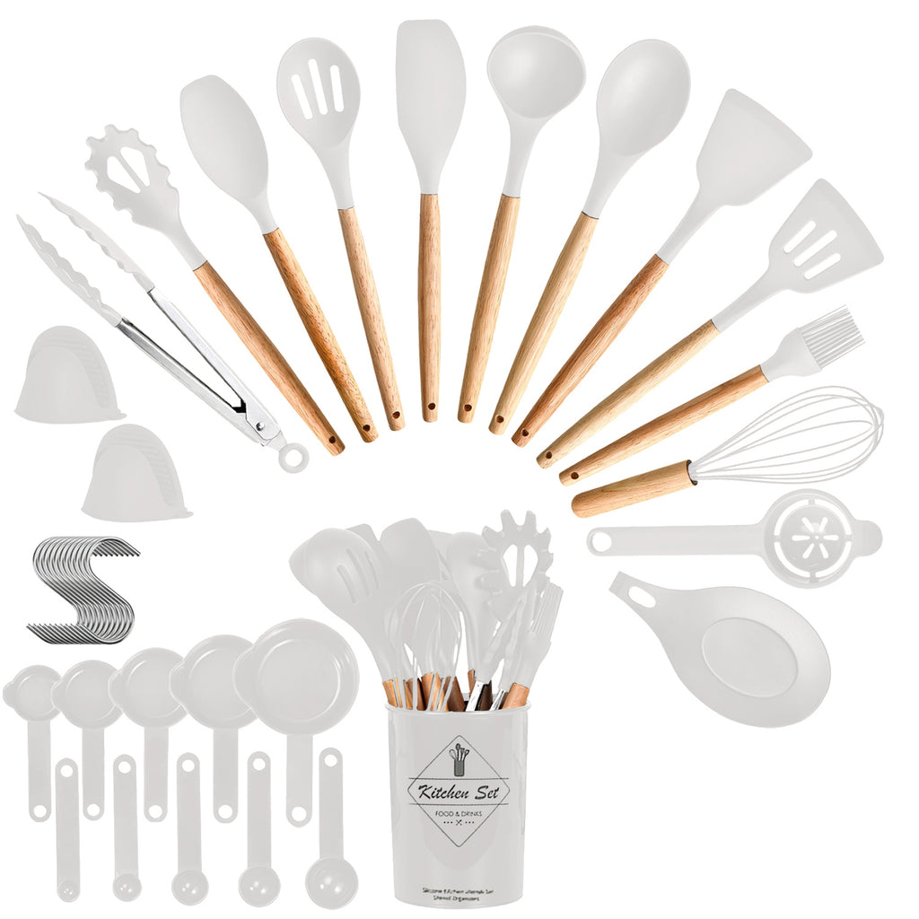 35 Piece Colors Options Set Of 35pcs Kitchen Cooking Utensils Spatula Baking Utensil - Image 2