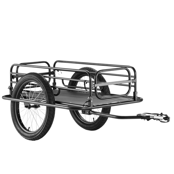 275 Lbs Heavy Duty Bike Cargo Trailer 20inch Wheels Carbon Steel Bicycle Wagon - Image 4