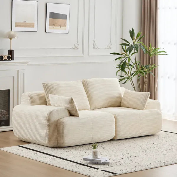 Modern Memory Foam Compressed Sofa 2 Seater Large Sectional Couches for Living - Image 5