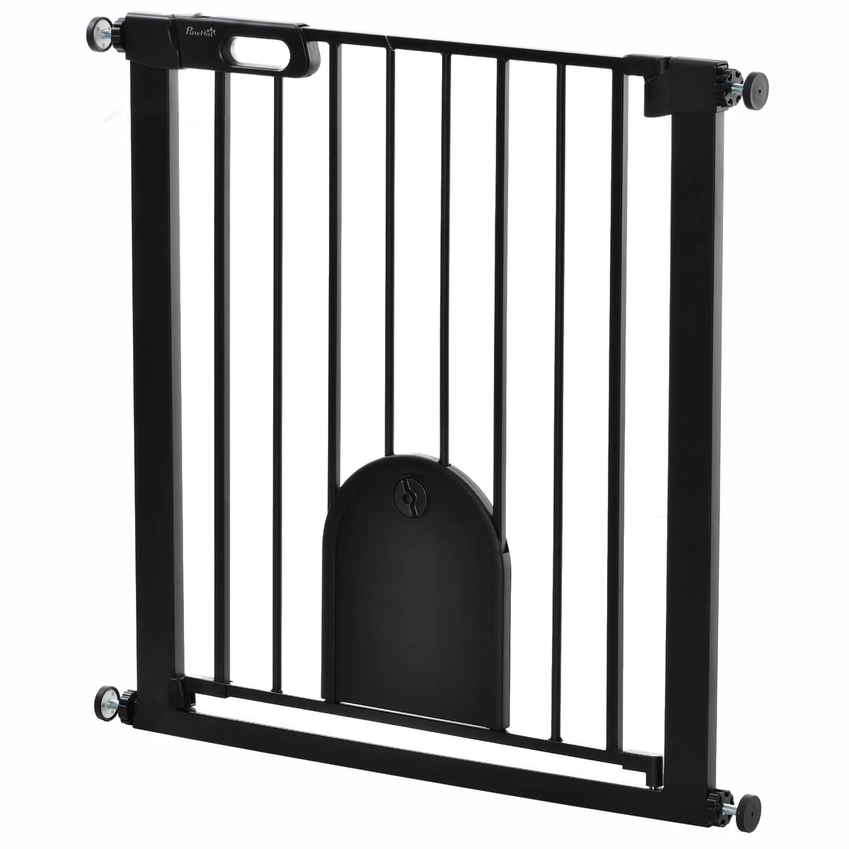 30" 32" Extra Wide Pet Gate Barrier with Small Door 30"H Dog Gate with Safety - Image 3