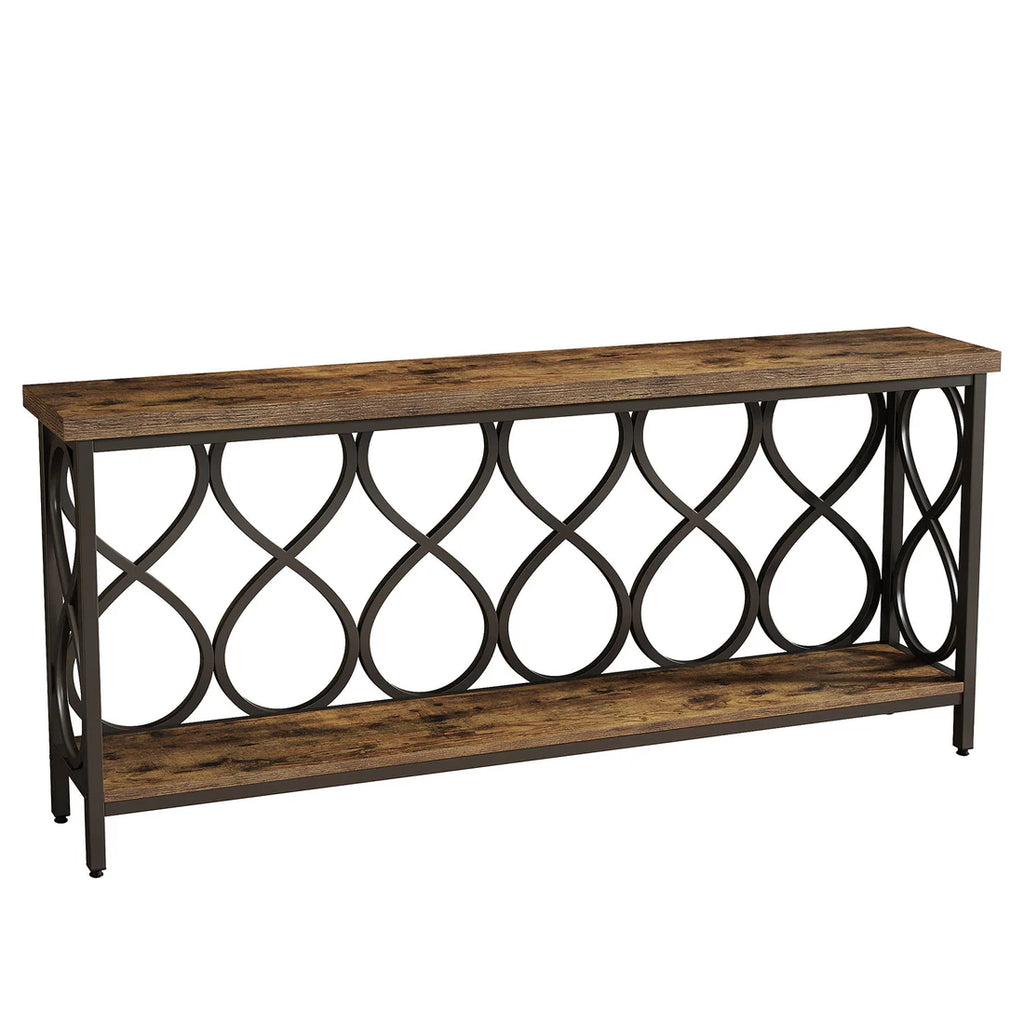Two-Tier Plant Stand Console Table
