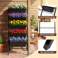 5 Tier Vertical Raised Garden Bed with Removable Planter Boxes & Drip Trays