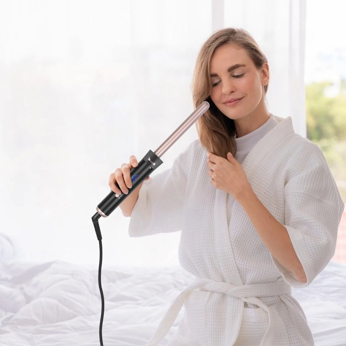 5 in 1 Curling Wand with Leakage Protection Hair Curling Iron Brush Hair - Image 5