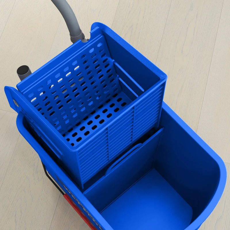 Compact Mop Bucket With Wringer On Wheels For Floor Cleaning 21 Quart - Image 3
