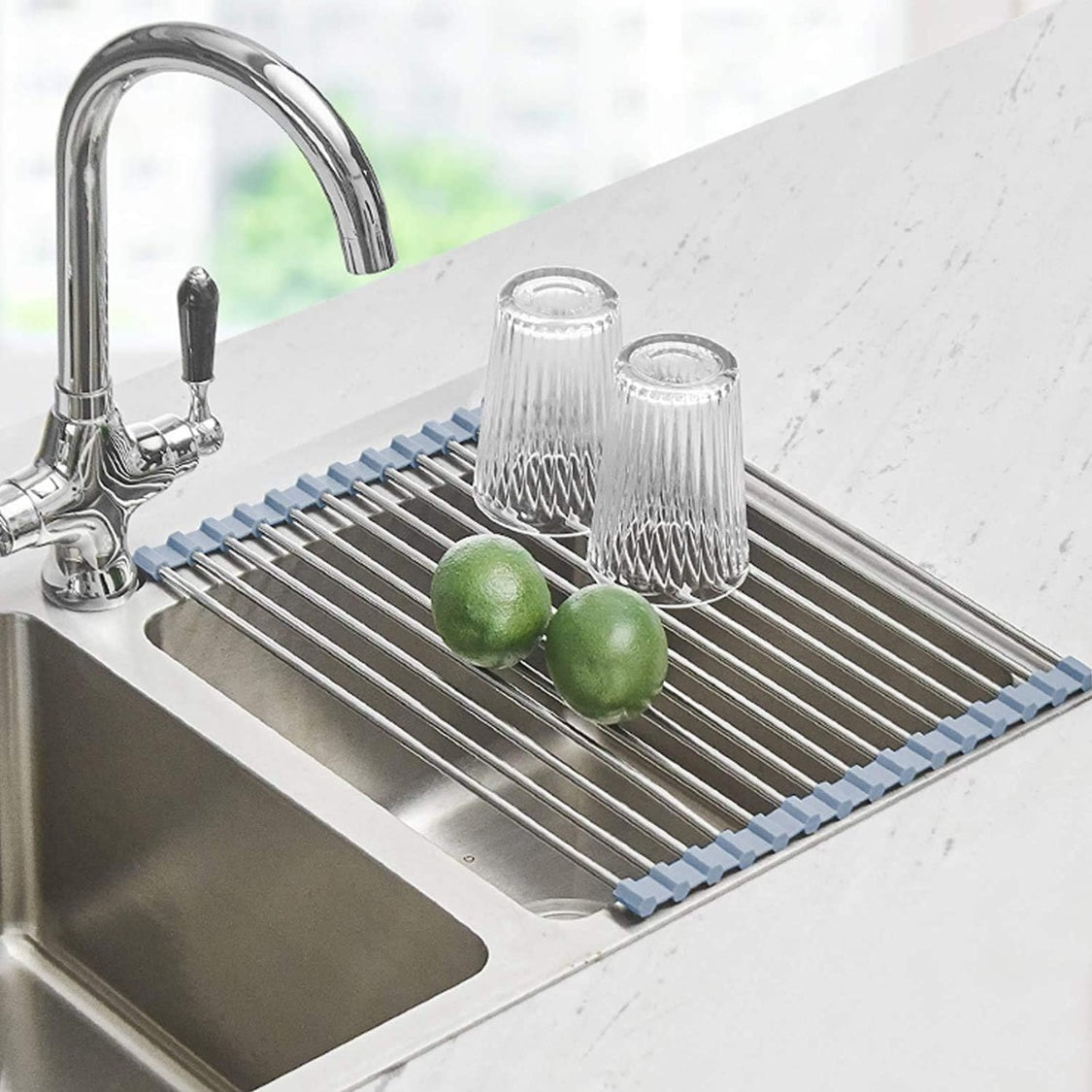roll up dish drying rack main view