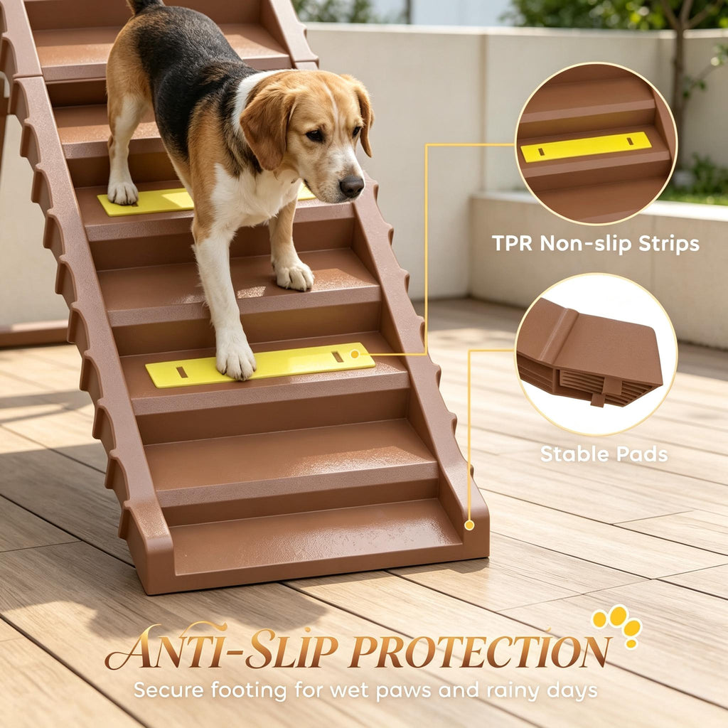 foldable dog stairs ramp for detail and structure