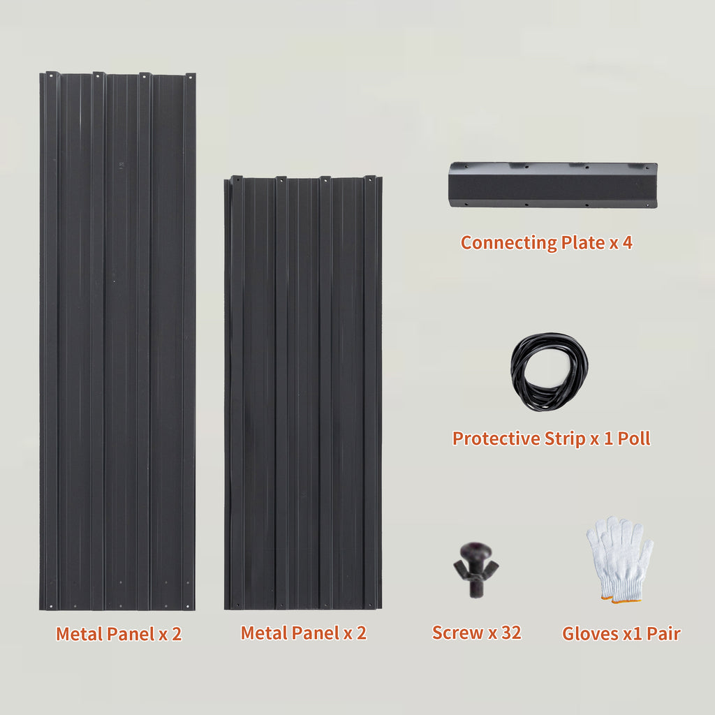 4x3x1ft Metal Raised Garden Bed Deep Root Outdoor Galvanized Planter Box Patio - Image 5