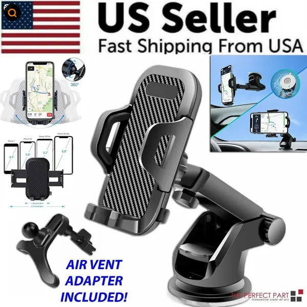 360universal mount holder car stand main view